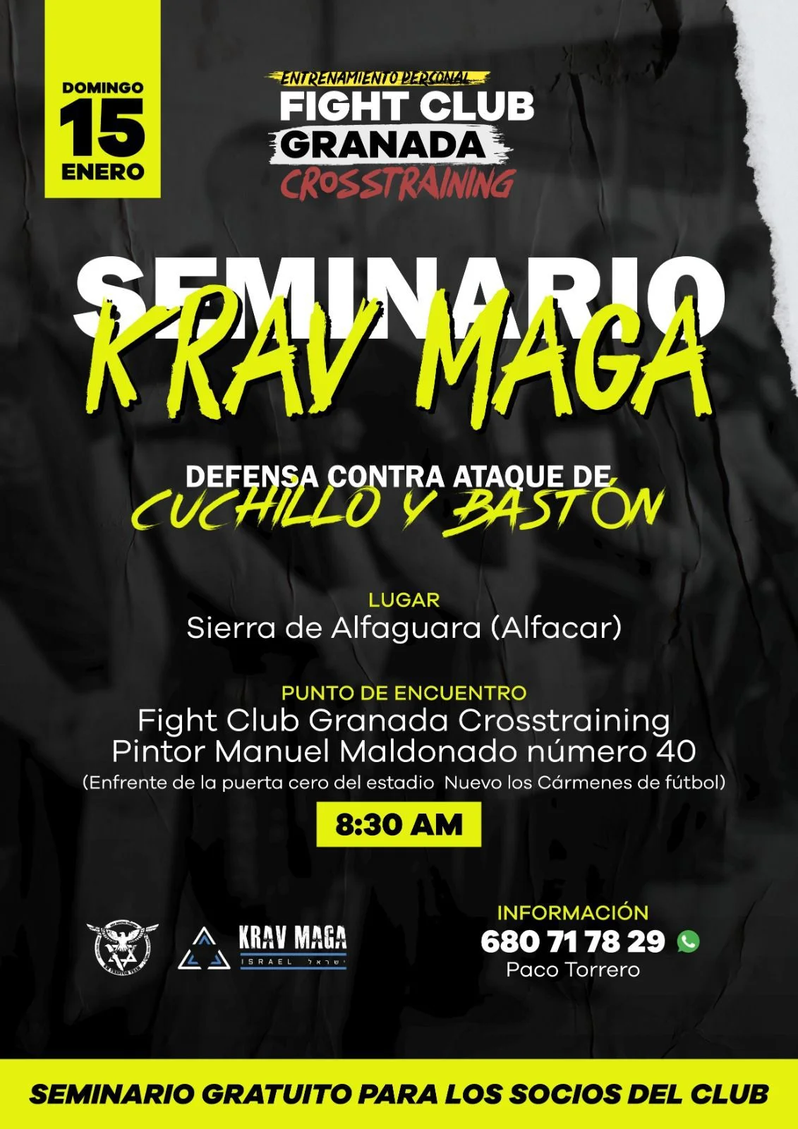 Seminario de Defensa contra Ataques de Cuchillo y Bastón